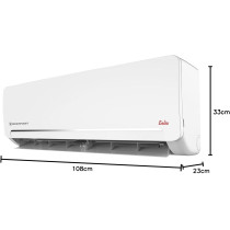 Westpoint 2.0 Ton Split Air Conditioner, 24000 British Thermal Units, Rotary Compressor, I FEEL function, Gold Fins, 4 Way Swing, Indoor HxWxD 33x108.2x23.3 cms, One Year Warranty WSN2423LTYA