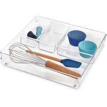 Interdesign Plastic Linus Grand Drawer Organizer, Clear