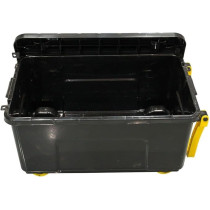 Really Useful Box Wheel Trunk With Lid 64L, Black