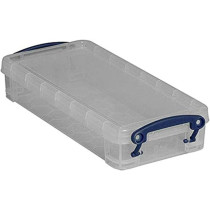 Really Useful Box Flat Storage Box With Lid, 0.55L Storage Capacity