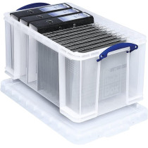 Really Useful Box Storage Box With Lid, 48L Storage Capacity