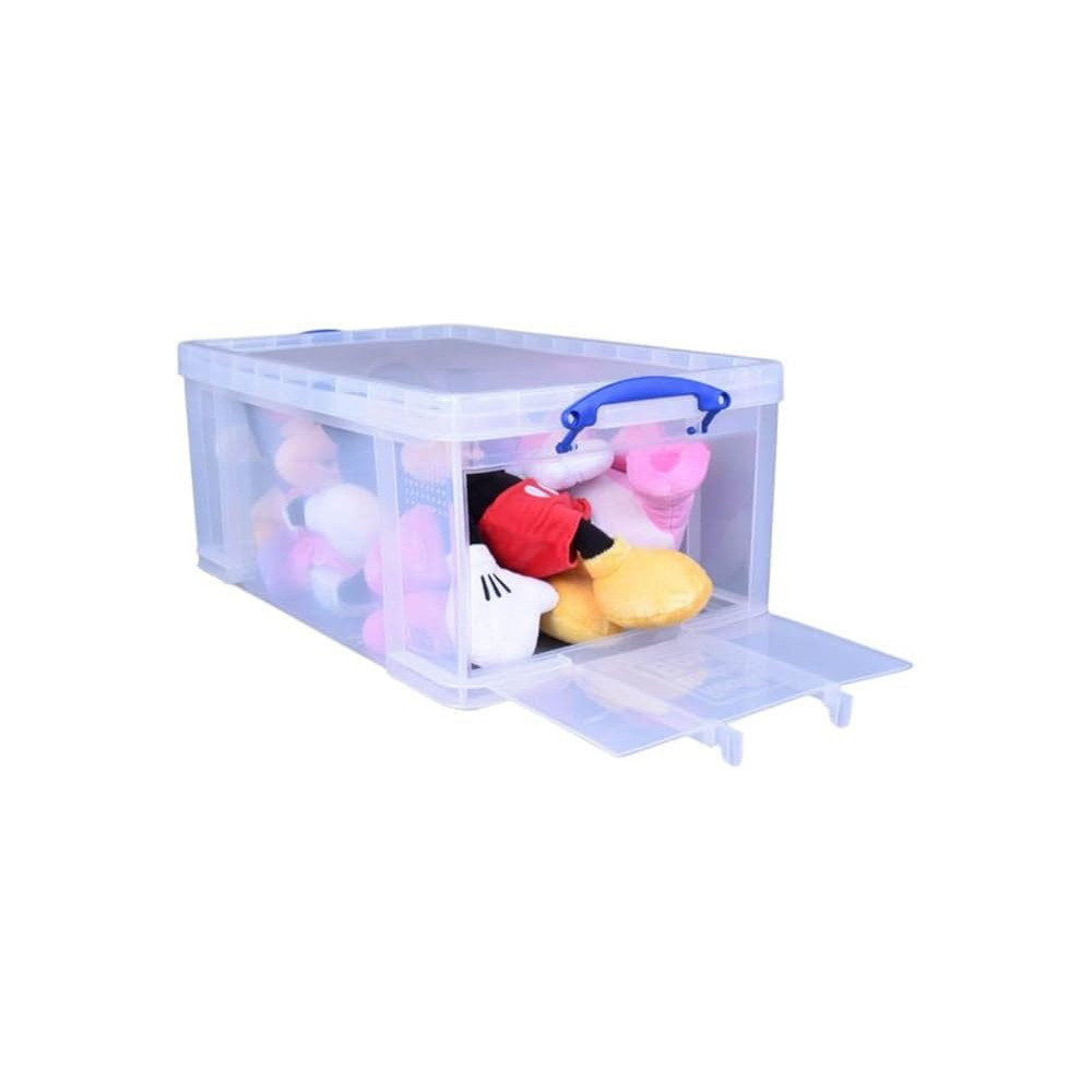 Really Useful Box Storage Box With Lid, 64L Storage Capacity