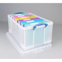 Really Useful Box Storage Box With Lid, 64L Storage Capacity