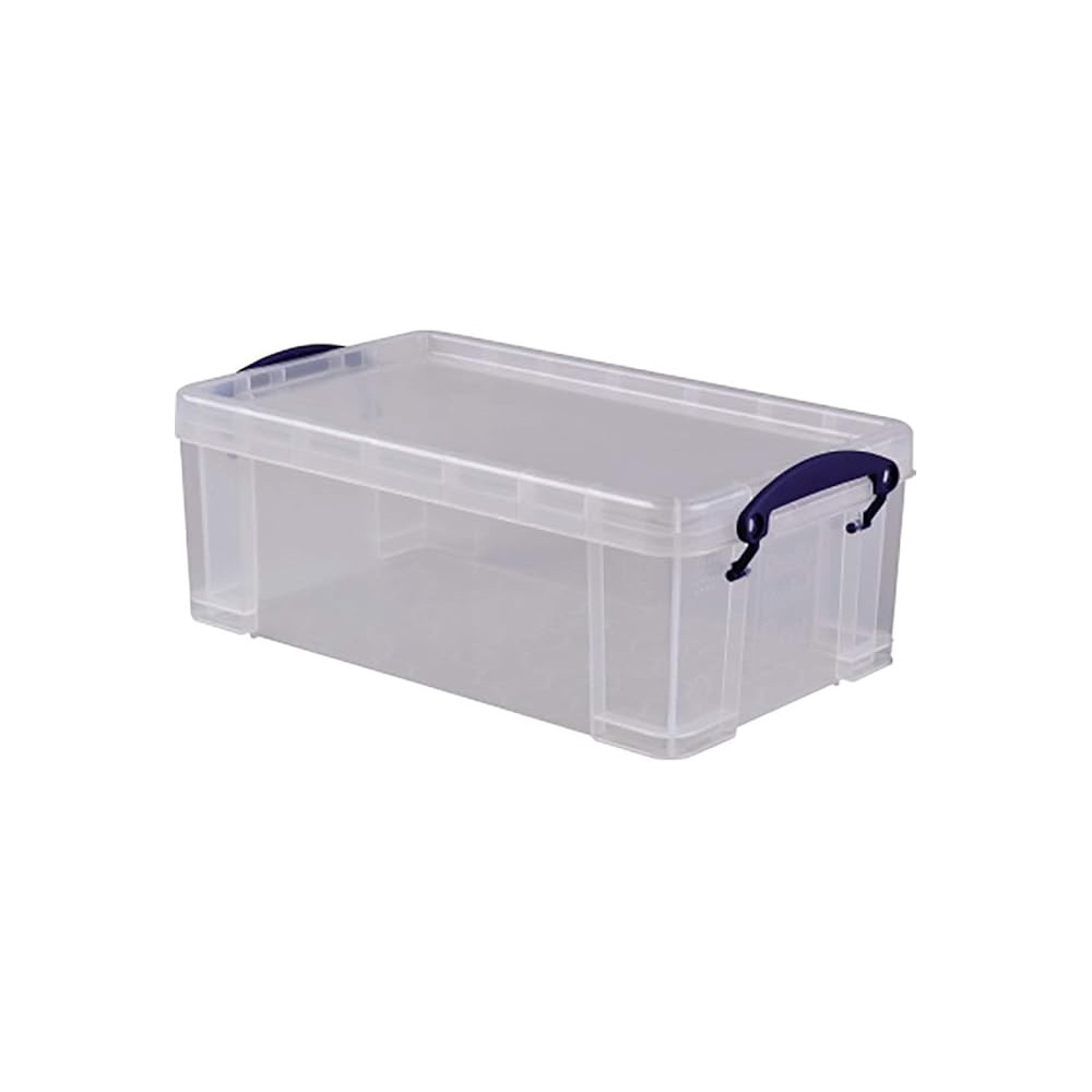 Really Useful Box Storage Box, 5L Capacity, Clear