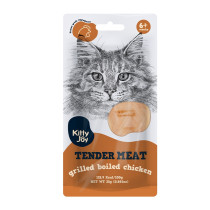 Kitty Joy Tender Meat Grilled Boiled Chicken Cat Treats, 25g