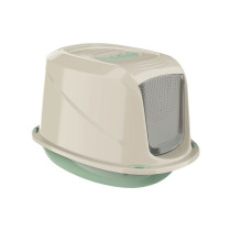 Georplast Galaxy Jumbo Cat Litter Box, 57 x 39.5 x 38cm, Green