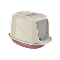 Georplast Galaxy Jumbo Cat Litter Box, 57 x 39.5 x 38cm, Pink