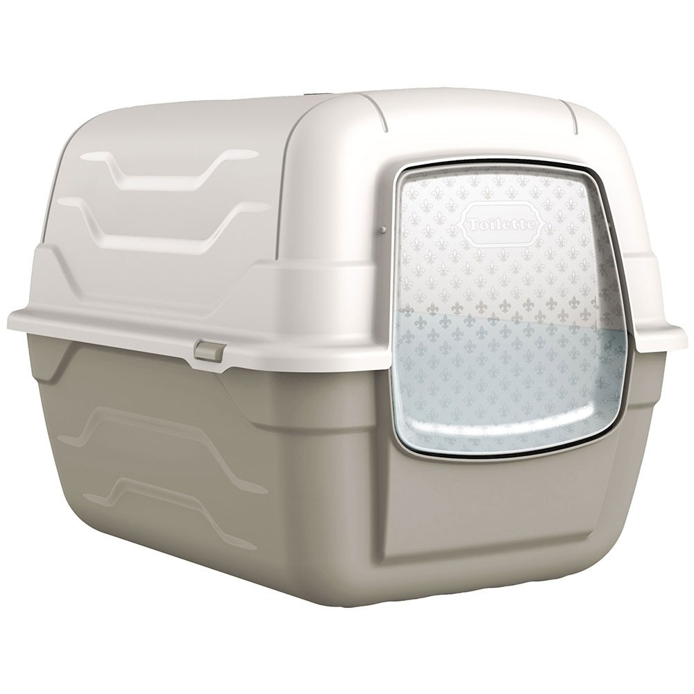 Georplast Roto-Toilet Cat Litter Box, 52 x 40 x 40h, Grey