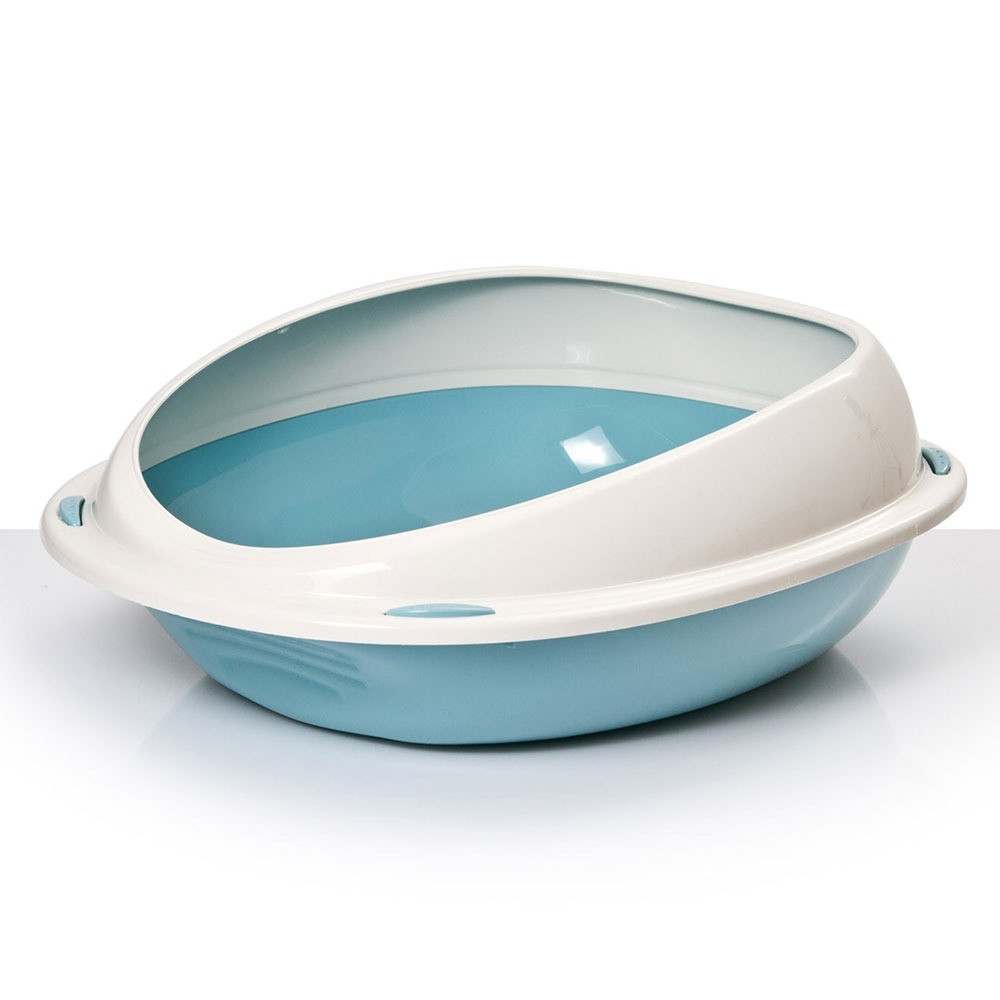 Georplast Shuttle 45cm Cat Litter Tray, 45 x 36 x 15.5h, Blue