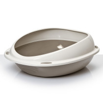 Georplast Shuttle 45cm Cat Litter Tray, 45 x 36 x 15.5h, Grey