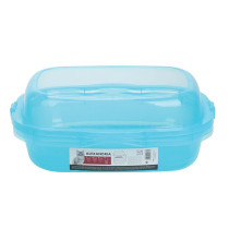 M-Pets Alexandria Cat Litter Tray, L46 x W40 x H18 cm, Blue