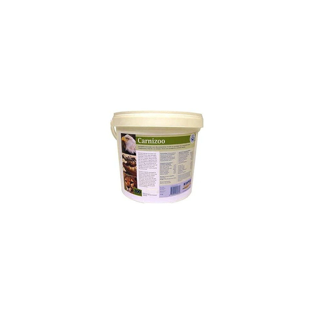 Kasper Faunafood Carnizoo Food Supplement For Carnivorous Animals Birds Of Prey Felines Bears Wolves Reptiles, 4 Kg