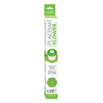 Catit Flower Shape Placemat For Cats, Medium Size, Green