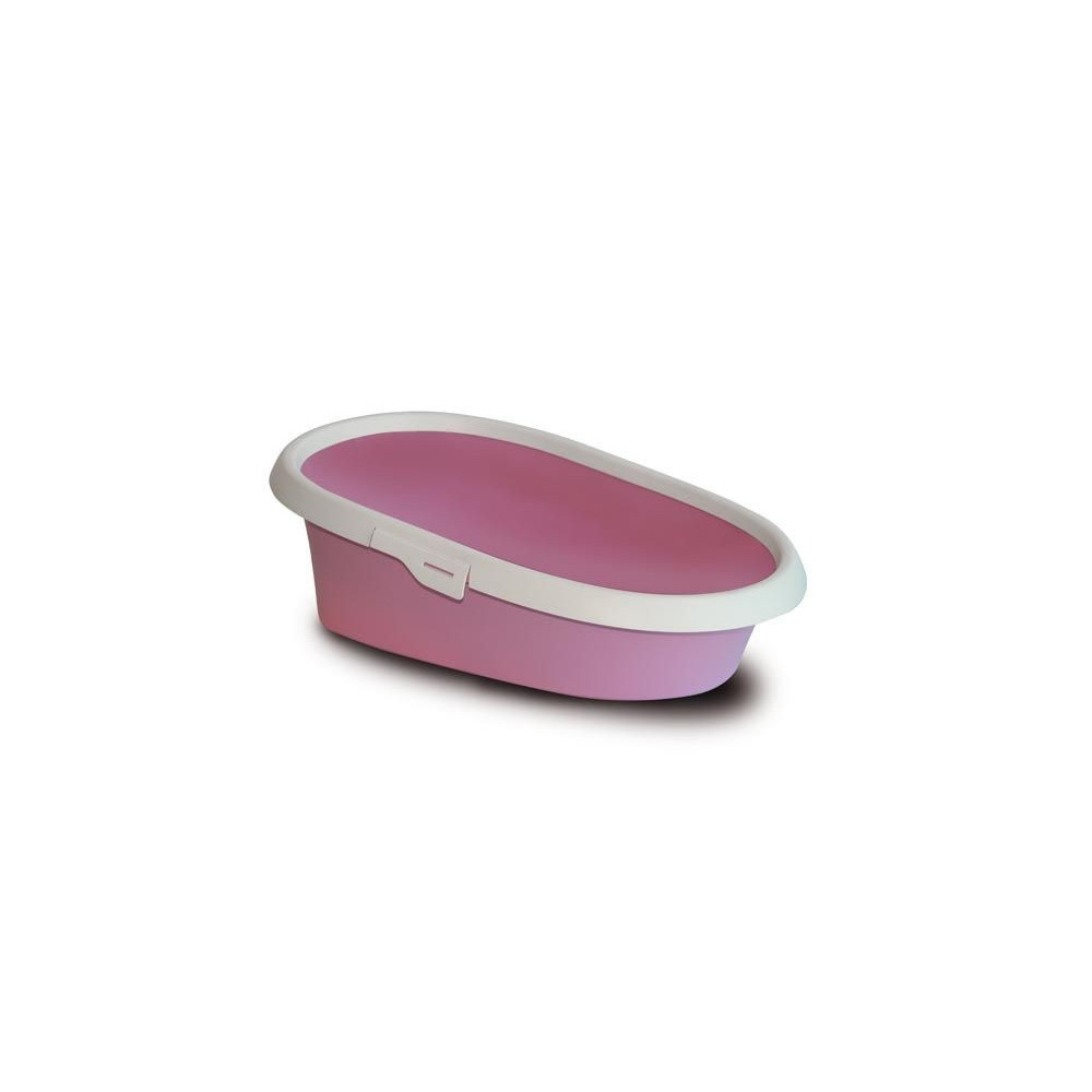 Mp Bergamo Cat Litter Box Mini, Multi-Colour, 43 x 30 x 14 Cm