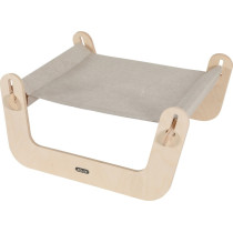Zolux Wood Material Cat Lodge 1 FSC Hammock, Cream Colour