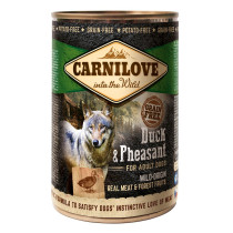 Carnilove Duck And Pheasant For Adult Dogs, Wet Food Cans, 400 G