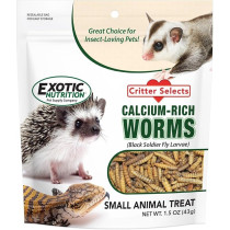 Exotic Nutrition Dried Black Soldier Fly Larvae, 42.5 Grams