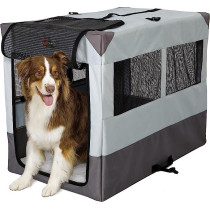 Midwest Portable Tent Crate Large, Grey, 42Inch