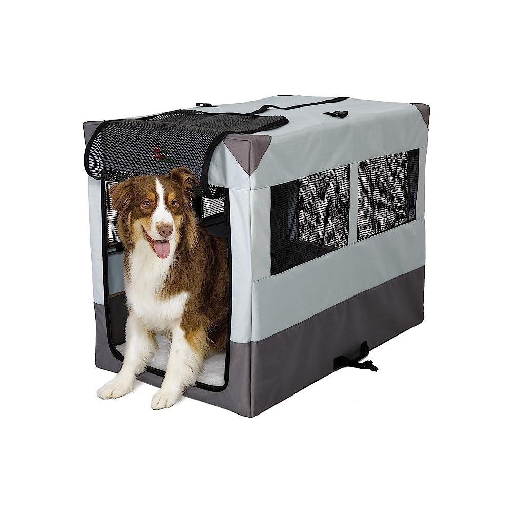 Midwest Portable Tent Crate Large, Grey, 42Inch
