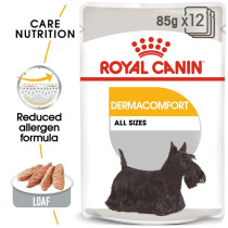 Royal Canine Care Nutrition Dermacomfort Dog Wet Food, 12 x 85G