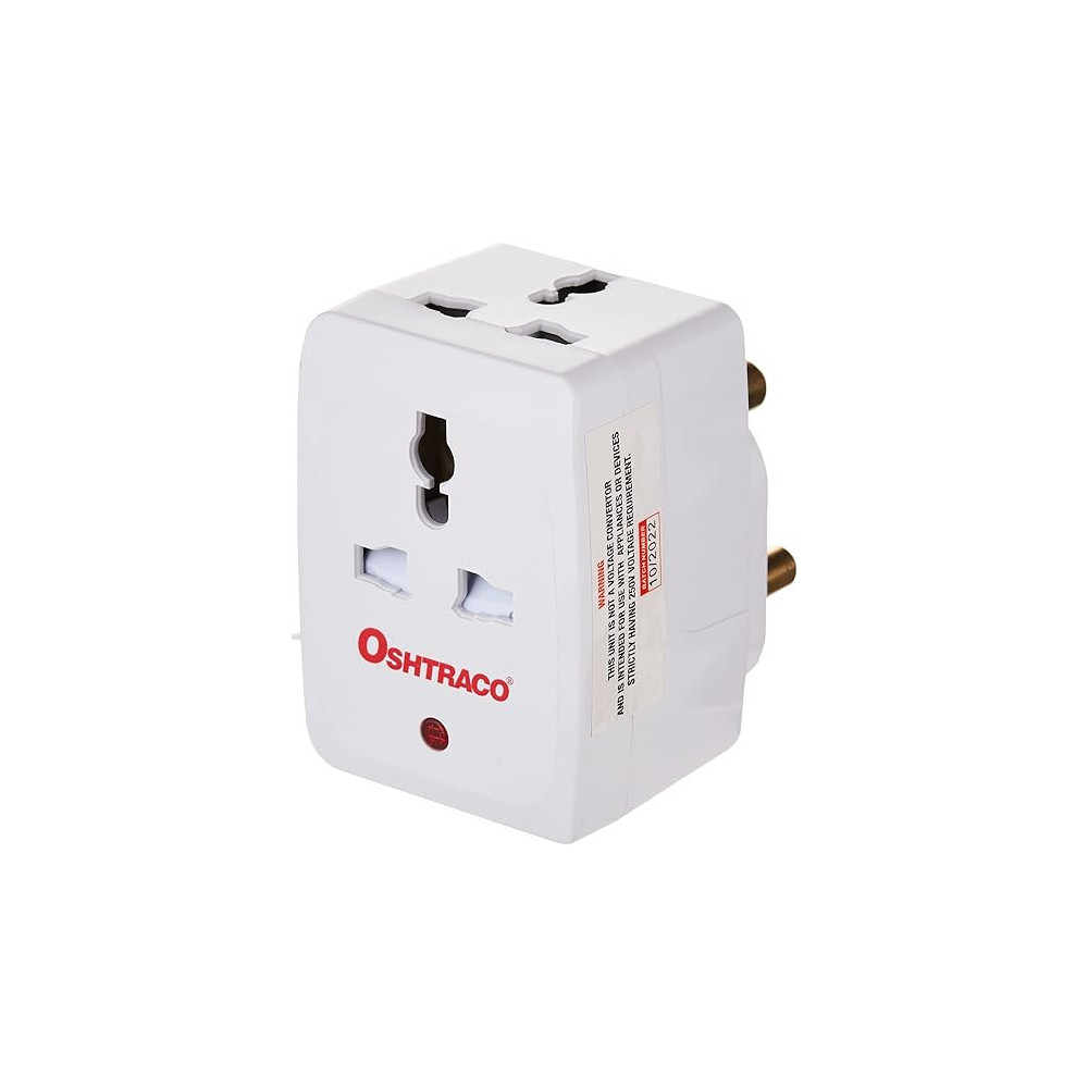 Oshtraco 15AMP 3 Way Socket Adaptor