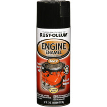 Rust Oleum Auto Engine Enamel Spray Paint With Gas And Oil Resistant, Black