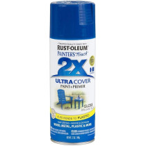 Rust Oleum Painters Touch 2 X Ultra Cover Paint Plus Primer, Gloss Brilliant Blue