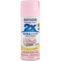 Rust Oleum Painters Touch 2 X Ultra Cover Paint Plus Primer, Gloss Candy Pink