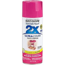 Rust Oleum Painters Touch 2 X Ultra Cover Paint Plus Primer, Gloss Berry Pink