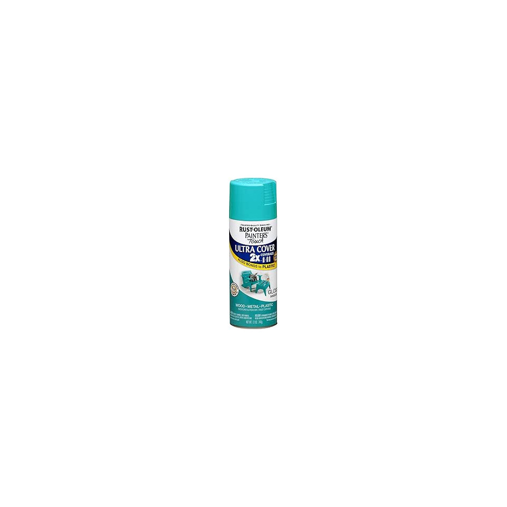 Rust Oleum Painters Touch 2 X Ultra Cover Paint Plus Primer, Gloss Seaside