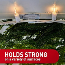 Command Damage Free Outdoor Light Clips, Clear