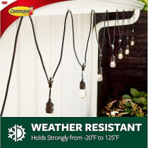 Command Damage Free Outdoor Light Clips, Clear