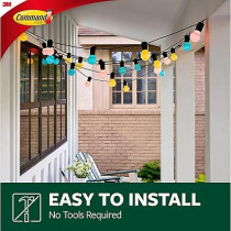 Command Damage Free Outdoor Light Clips, Clear