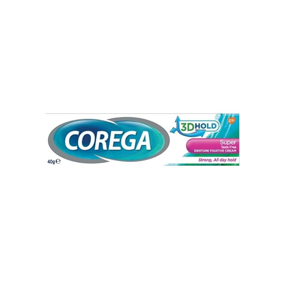 COREGA Super Taste Free Denture Fixative Cream 40G