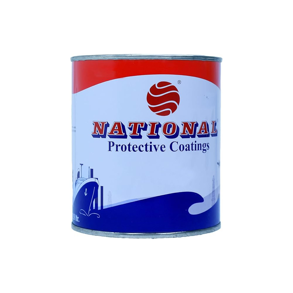 National Paint Oil Paint Synthetic Enamel 1Ltr, 630 Top Orange
