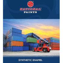 National Paint Oil Paint Synthetic Enamel 1Ltr, 630 Top Orange