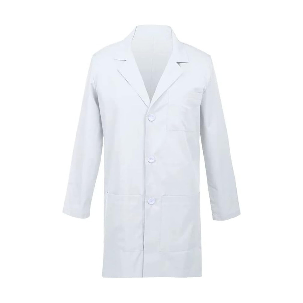 Pharmacy Lab Coat, Long Sleeve, White
