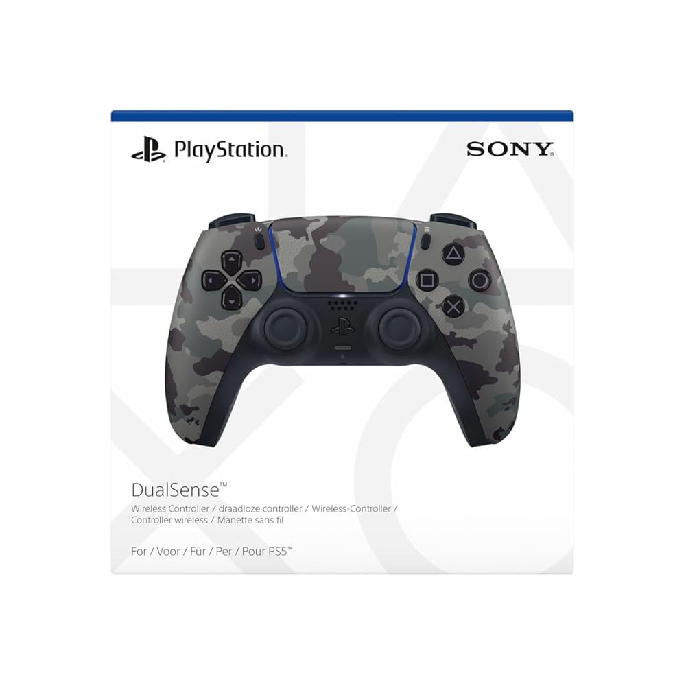Sony DualSense Wireless Controller - Gray Camouflage