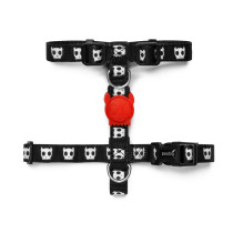 Zee.Dog Skull 2.0 H-Harness For Dog, Lightweight/Adjustable Fit, Medium