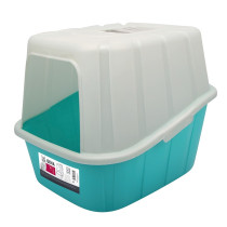 M-Pets Qena Cat Litter Box, L48 x W40 x H38 cm, Green
