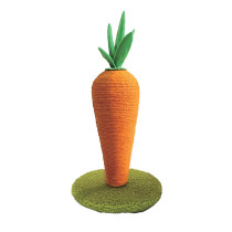 FOFOS Carrot Cat Scratching Post, 30 x 58cm, Orange