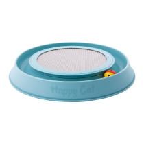 Georplast Happy Cat Cardboard Scratcher And Toy, 41 x 38 x 5cm, Blue