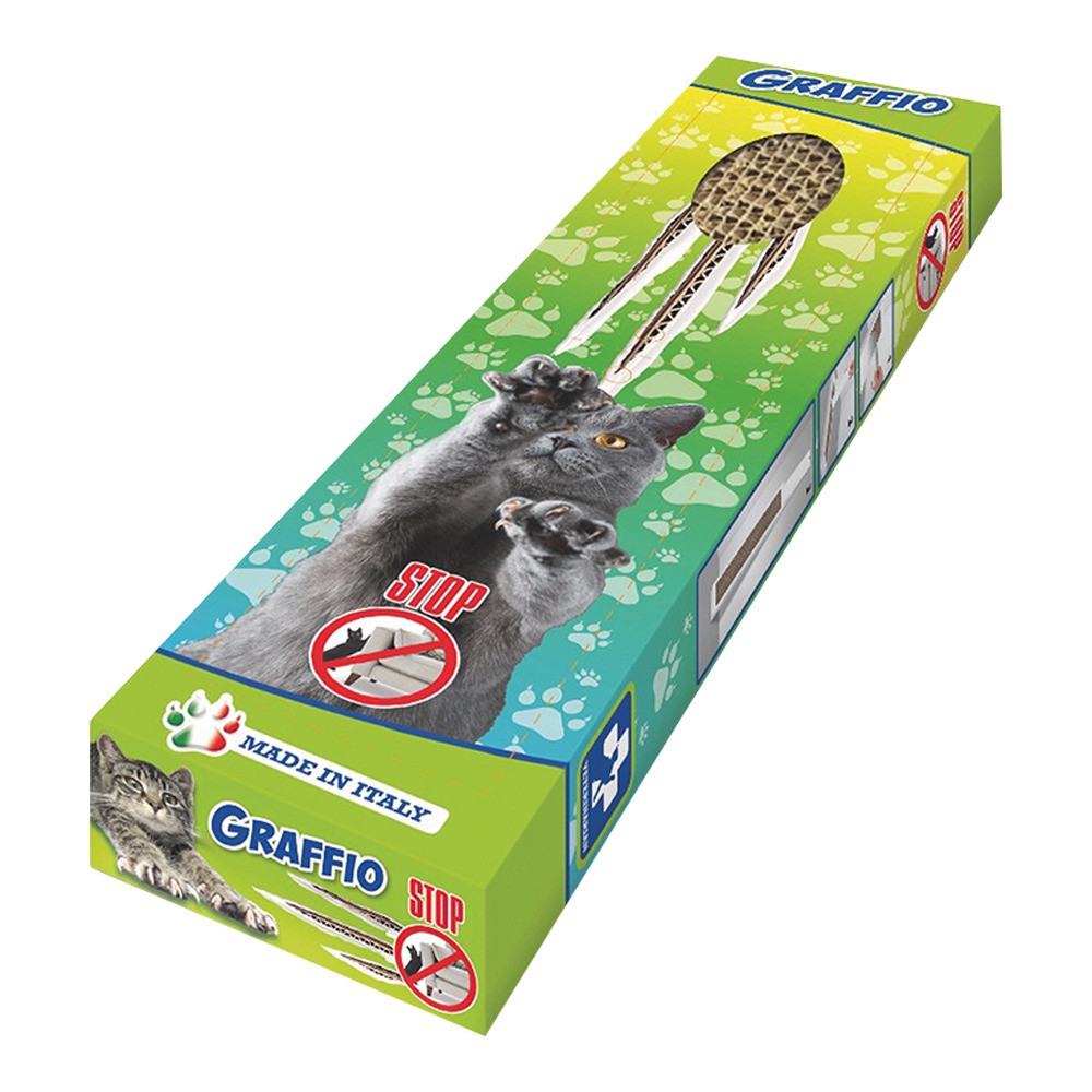Georplast Graffio Cat Cardboard Scratcher, 50 x 12 x 5cm