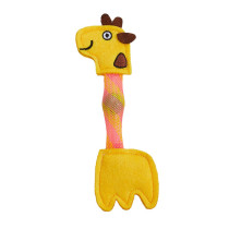 FOFOS Flick Tube Giraffe Cat Toy US Grade Catnip And Bell Inside, Cat Toys and Kitten Toys, Yellow