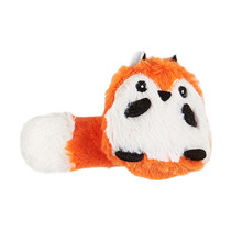 FOFOS Fox Floppy Crinkle Cat Toy And Kitten Toys, White/Orange