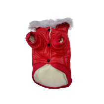 Catry Stylish Dress For Dogs, Extra Large Size, Red/White