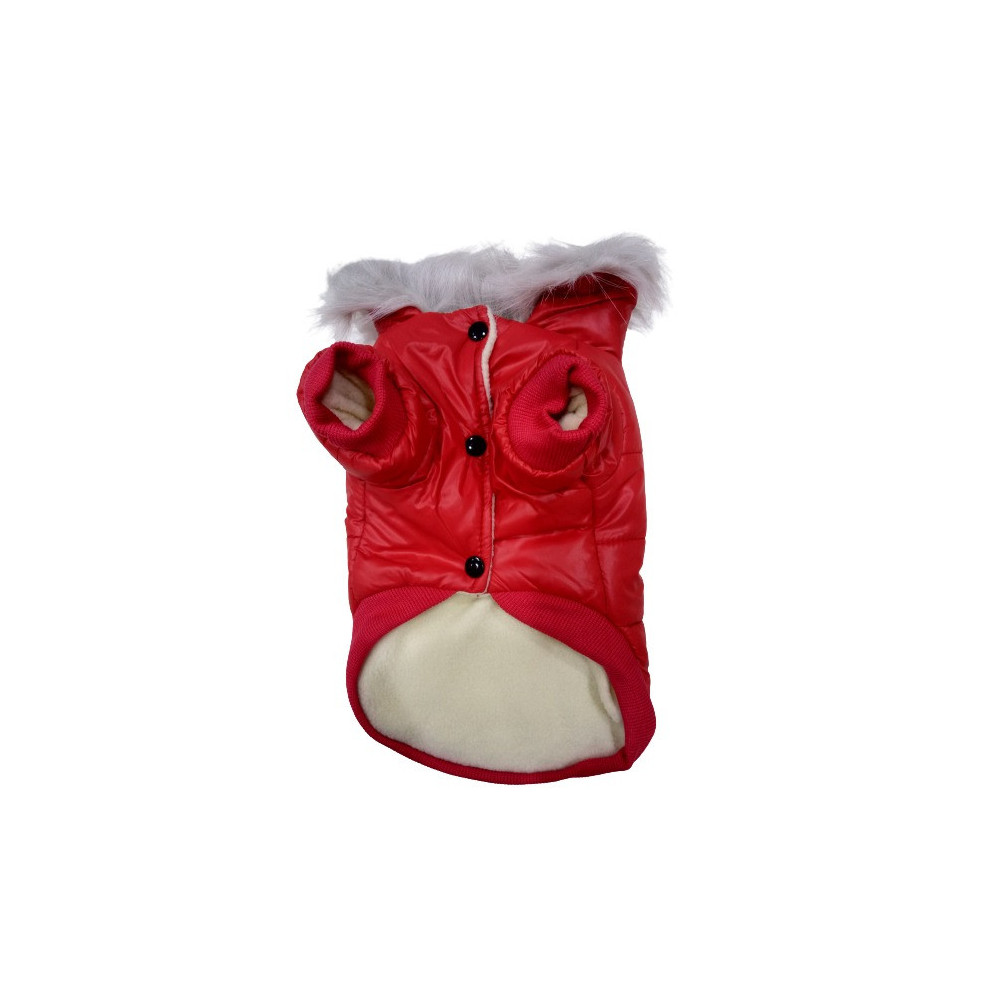 Catry Stylish Dress For Dogs, Extra Large Size, Red/White