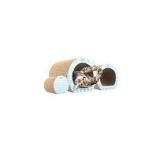 All For Paws Modern Cat Cave Double Cardboard Scratcher 3 Piece Set