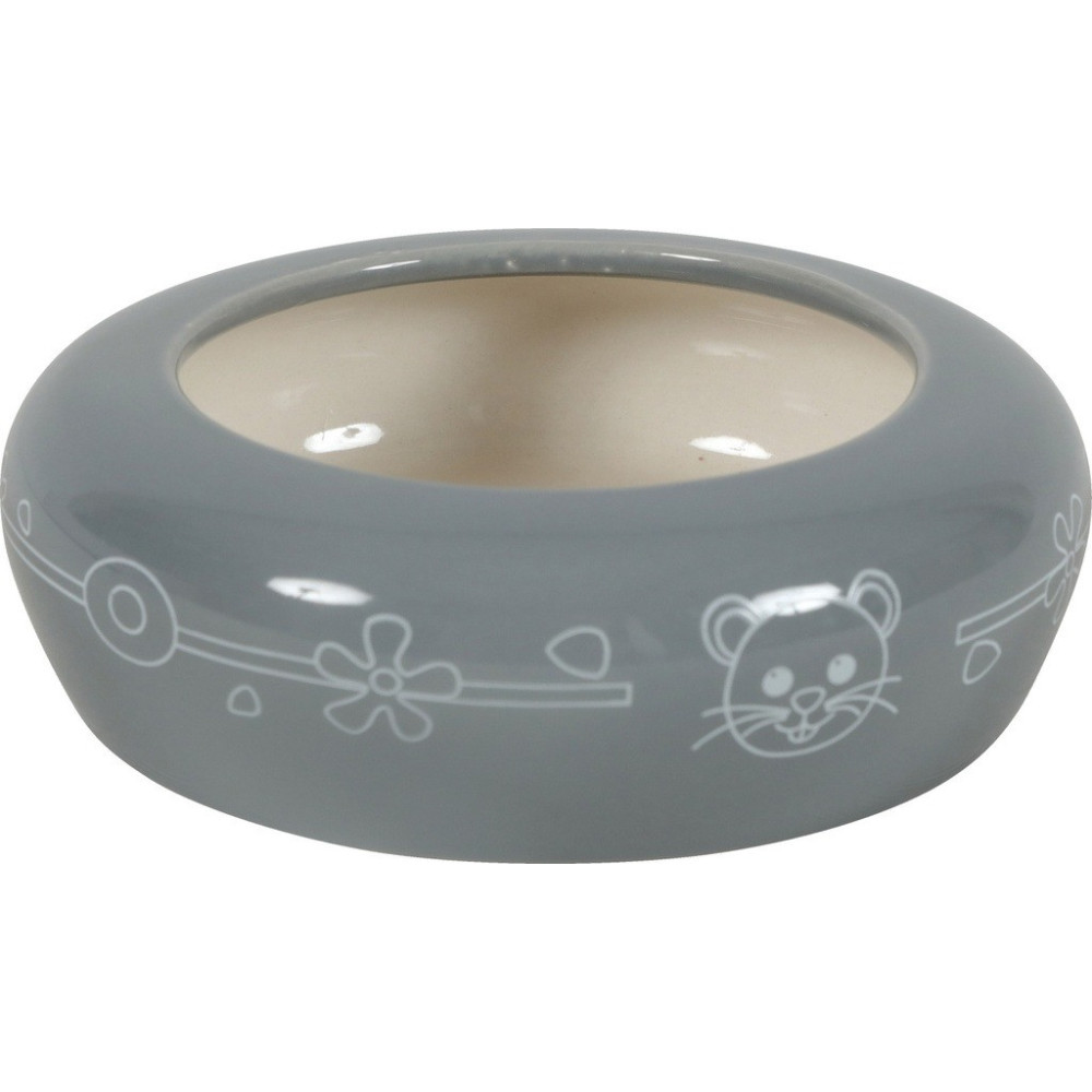 Zolux Ceramic Material Bowl For Cats, 100 ml, Grey