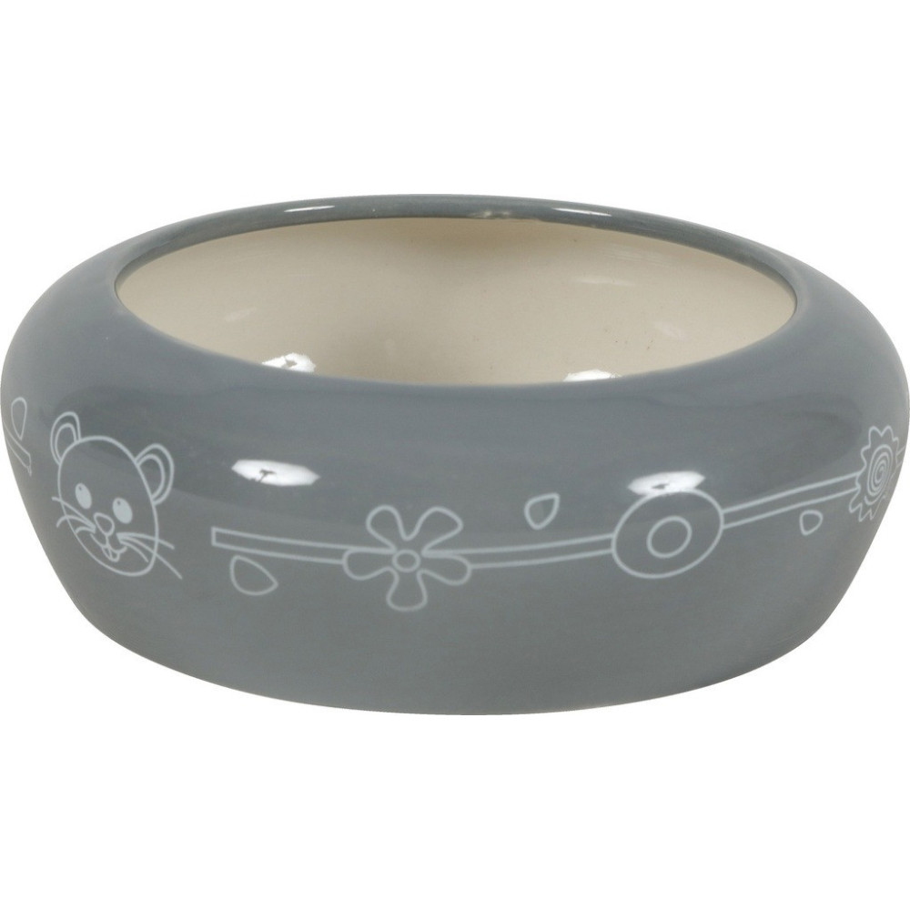 Zolux Ceramic Material Bowl For Cats, 250 ml, Grey